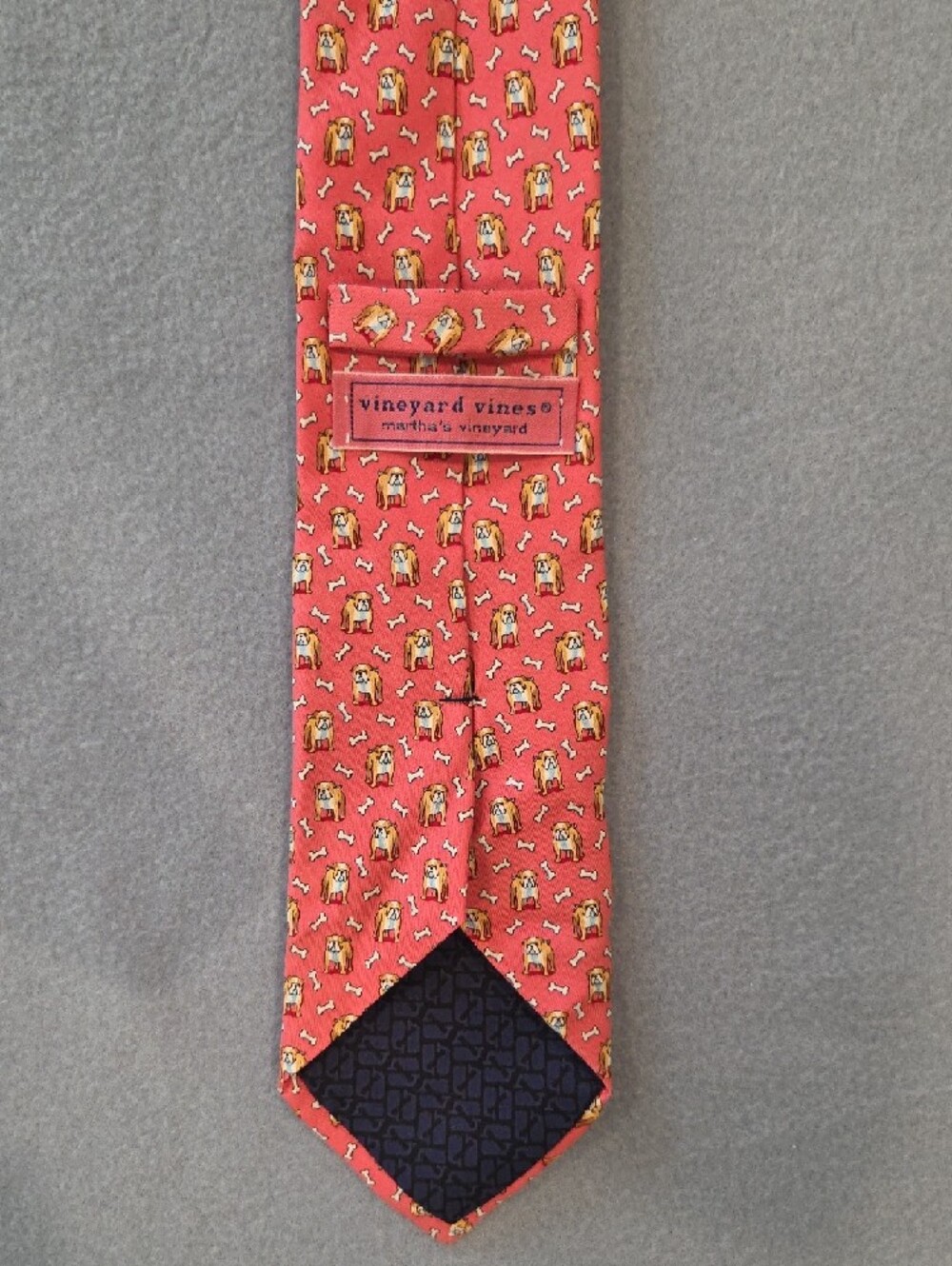 Vineyard Vines Red Tie with Yellow & White Motif